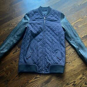 Rag & Bone jacket with leather sleeves